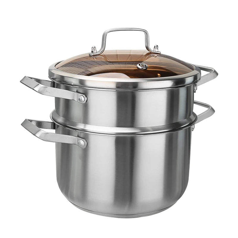 Large Commercial Mantu Cookware Steamer Pot Stainless Steel Food High Quality