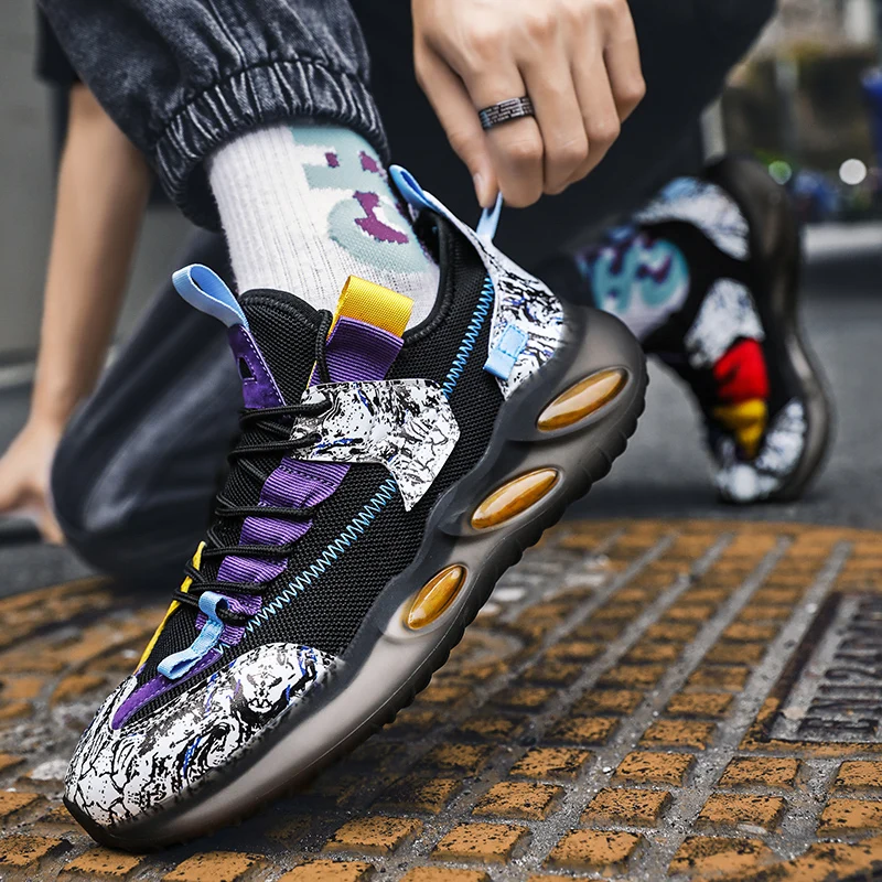 New Design Socks High Top Man Casual Shoes Sneakers Zapatos Deportivos Hombre 2023 Custom Air Platform Shoes Sneakers