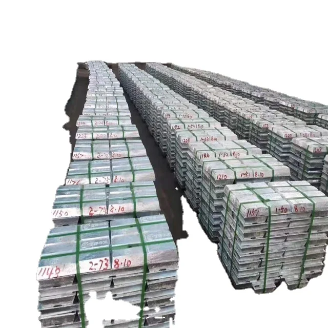 Supply  high purity 99.995% zinc ingot Qipeng