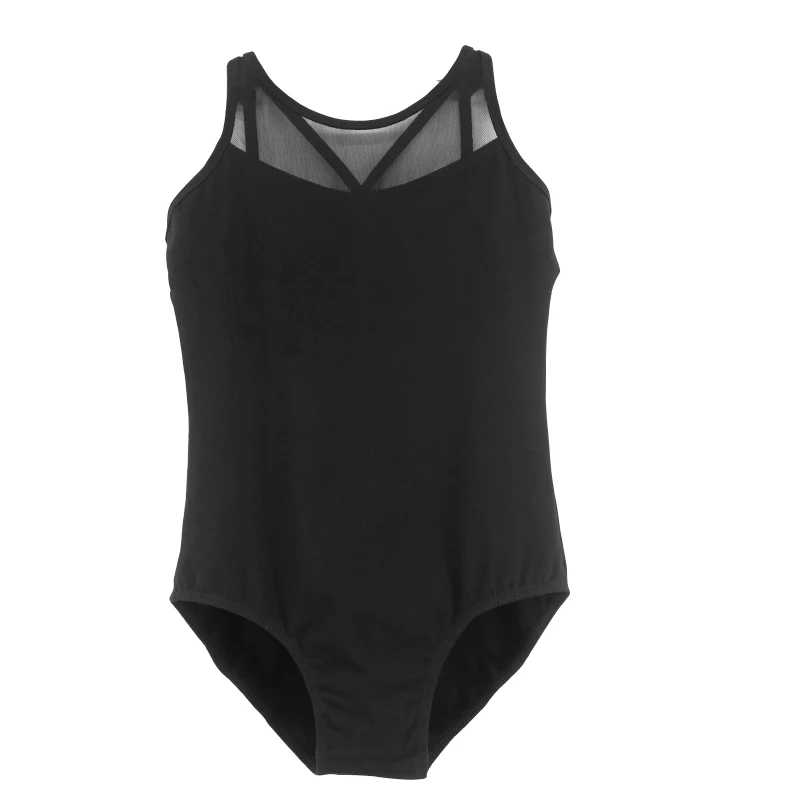 Kids Dance Leotards Ballet Clothes Mesh For Girls