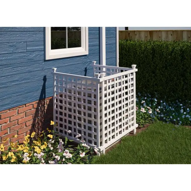 Architectural Ventilating Louver External Outdoor Laser Cut Decorative Cladding System Metal Aluminum Air condition Vent cover