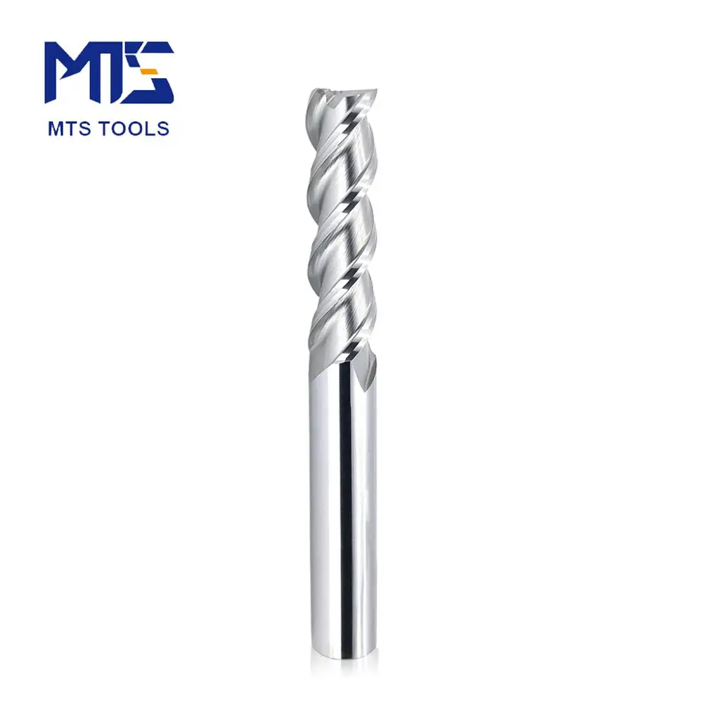 HRC45 solide carbide milling cutter for aluminum MTS china manufacturer