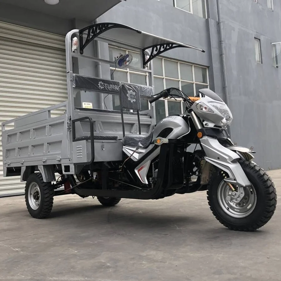 2 Tons Loading Capacity Dump Truck with BOOSTER Three Wheel Motorcycle Motorized Tricycles