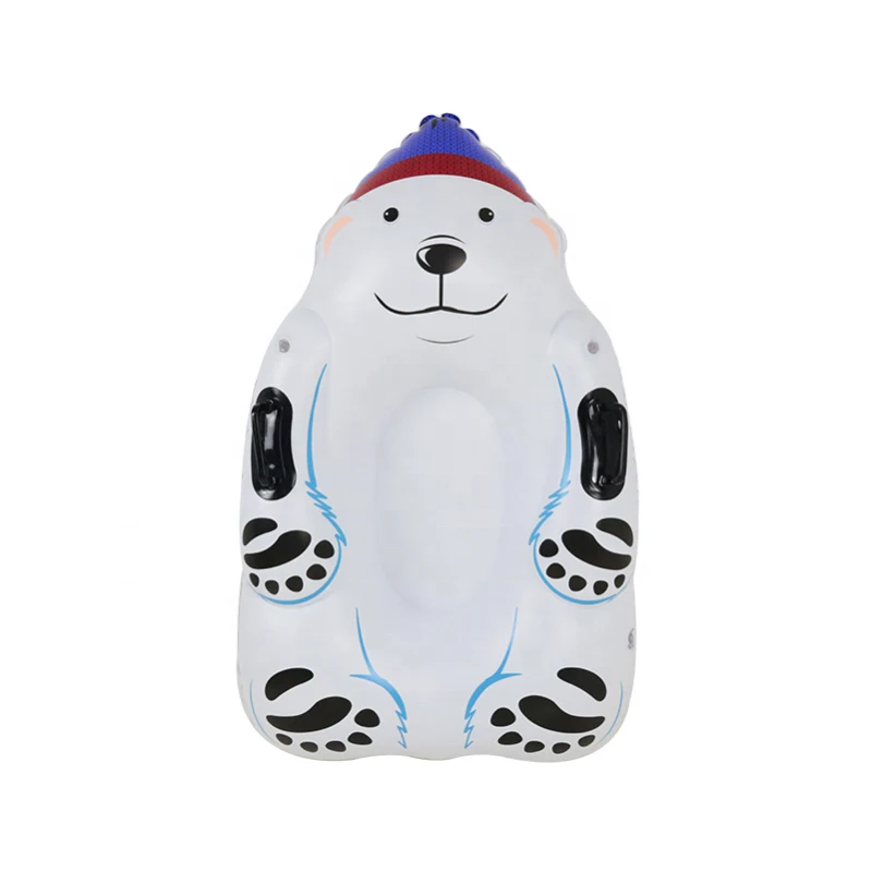 Hot sale Custom Durable Sledge Skiing toboggan Inflatable Snow Mobile Sleds For children Snow Toys