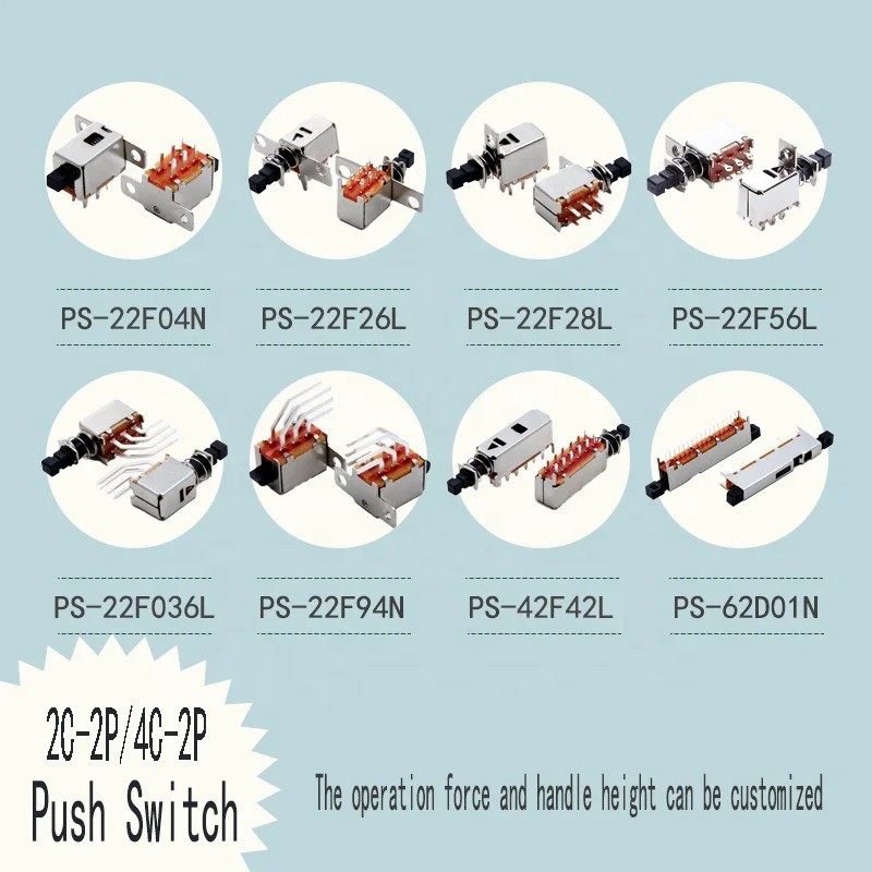 Wintai-tech waterproof momentary push button switch push button light switches metal push button switch