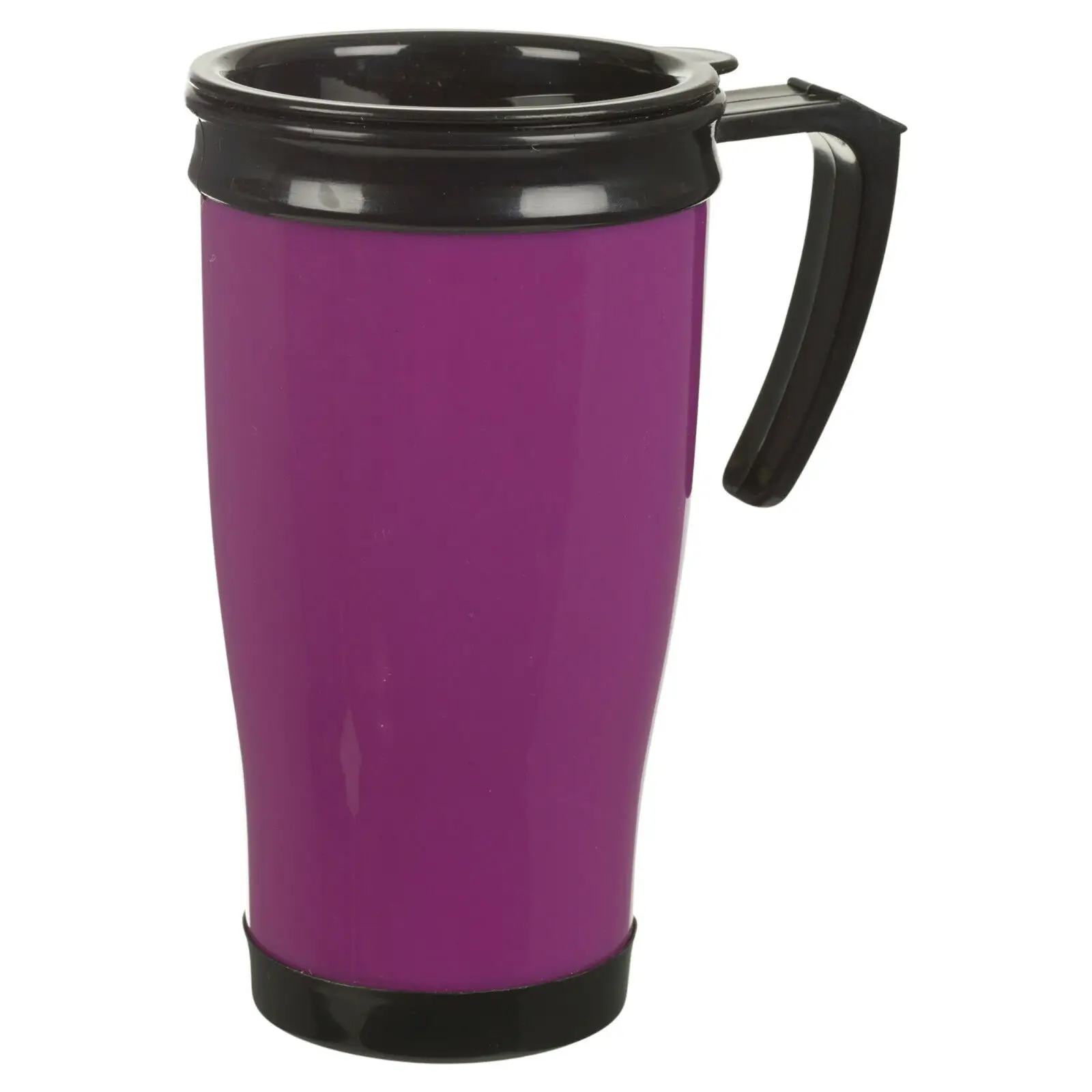 Customized Gifts Colorful Sublimation Blanks Insulated Double Wall Non Spill Travel Mug With Lid Easy Grip Coffee Tea Hot Cup
