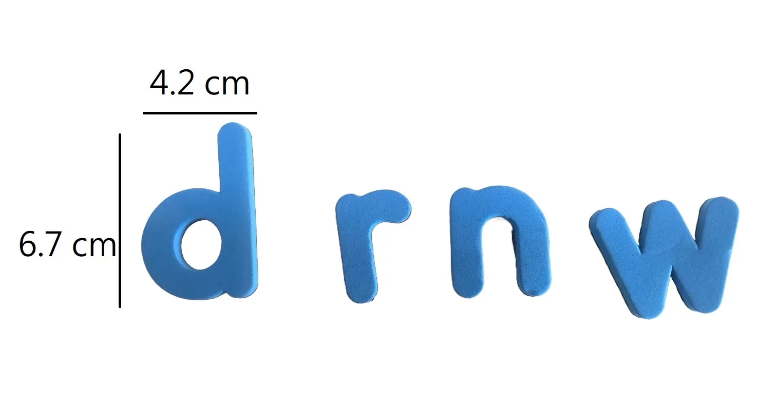 Customized Magnetic Alphabet EVA Foam Letter Toys Kits For Children Spelling Game