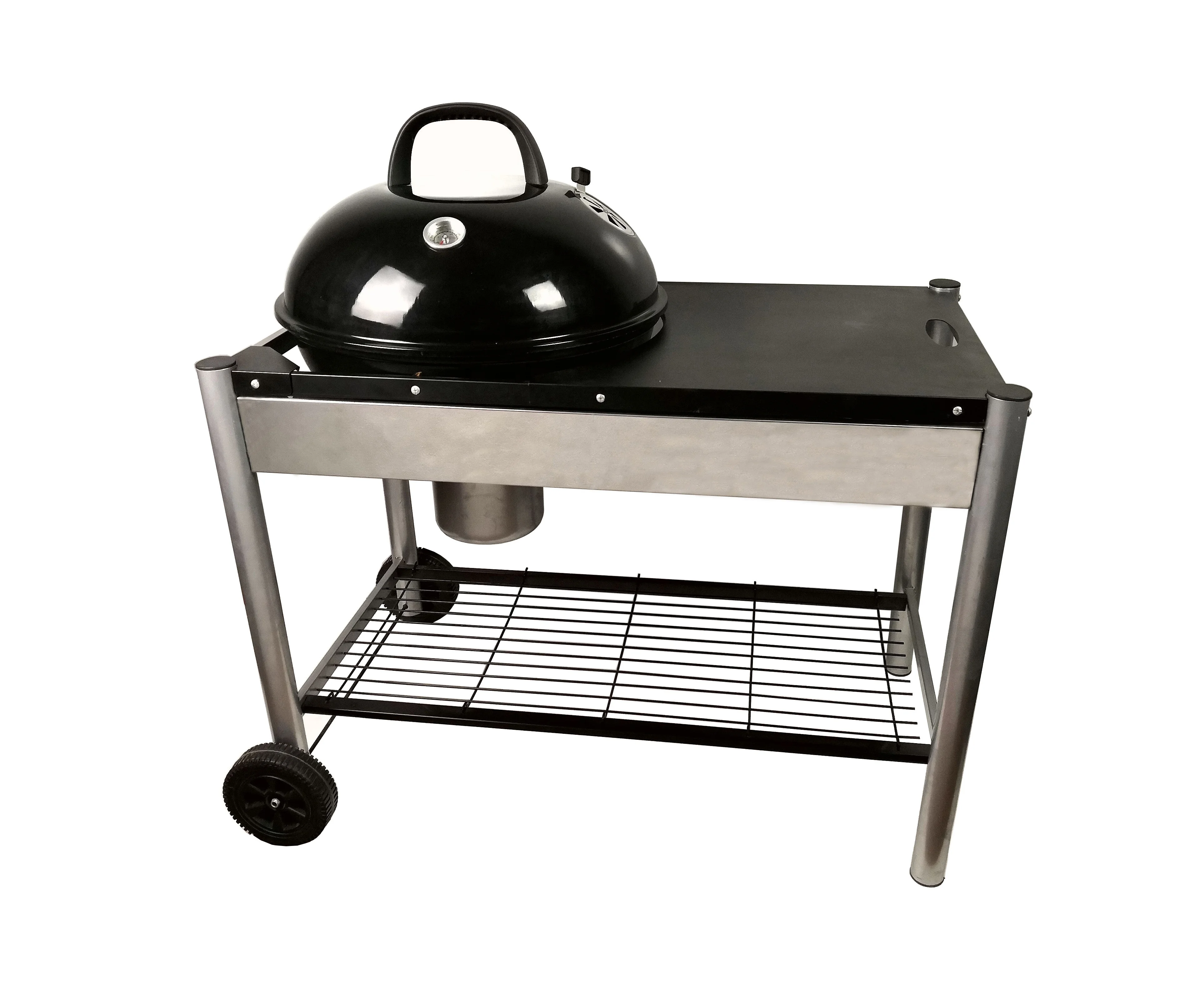 22' Table apple Kettle round Charcoal Grill large big Trolley heavy duty luxury smoker card american barbecue cart trailer