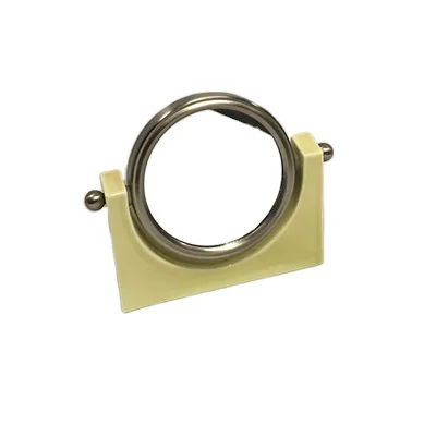 Tabletop Single Sided Resin Mirror, 360 Rotation Metal One-Sided Dressing Table Mirror, Round Swivel Desktop Stand Mirror