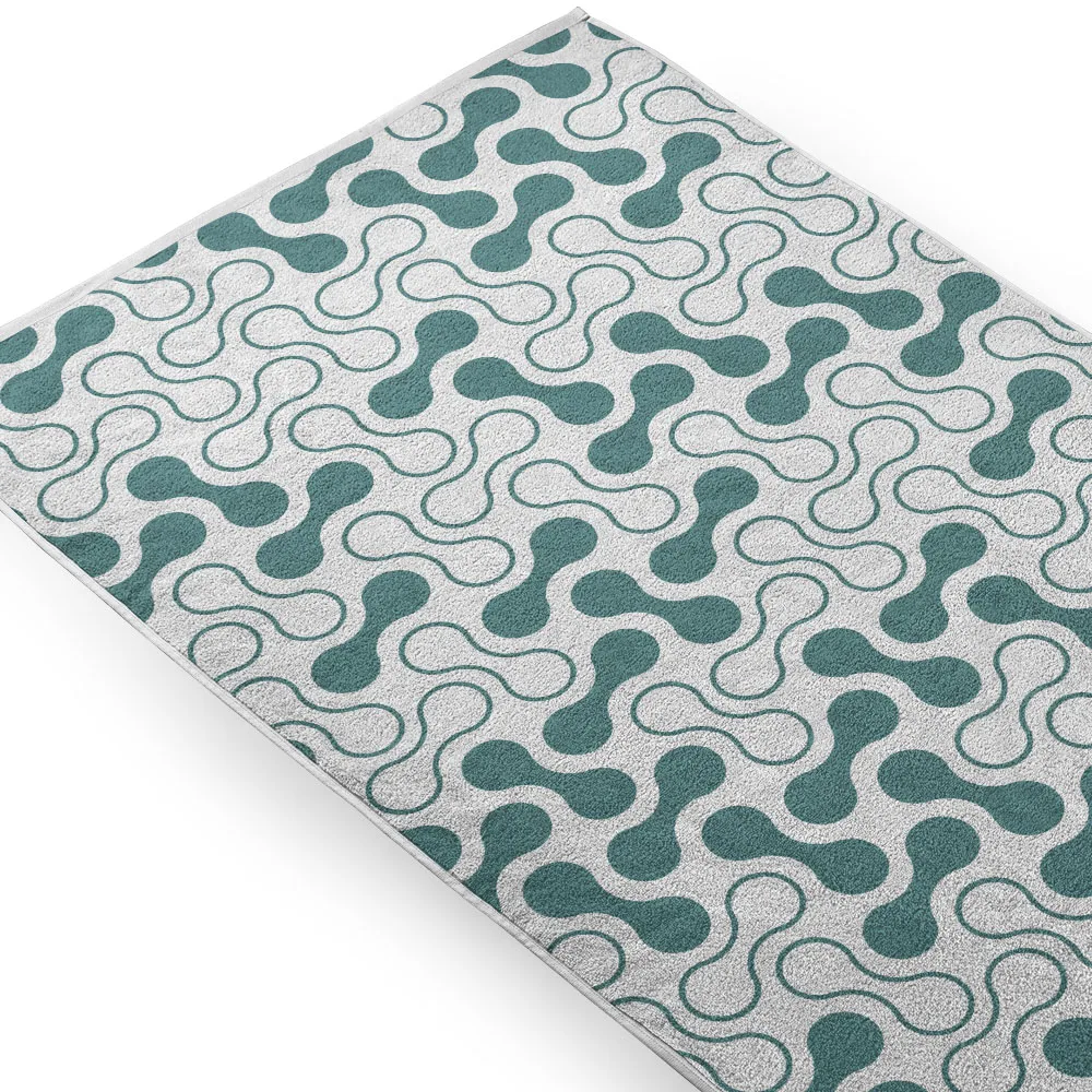 Hotel Towel Absorbent Embroidered Bath Towel Square Towel 32 Count,Long Terry Thickened Cotton/