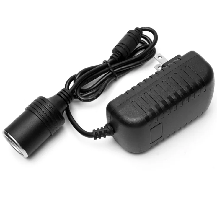 AC to DC Converter 2A 24W Car Cigarette Lighter Socket 110-240V to 12V AC/DC Power Adapter