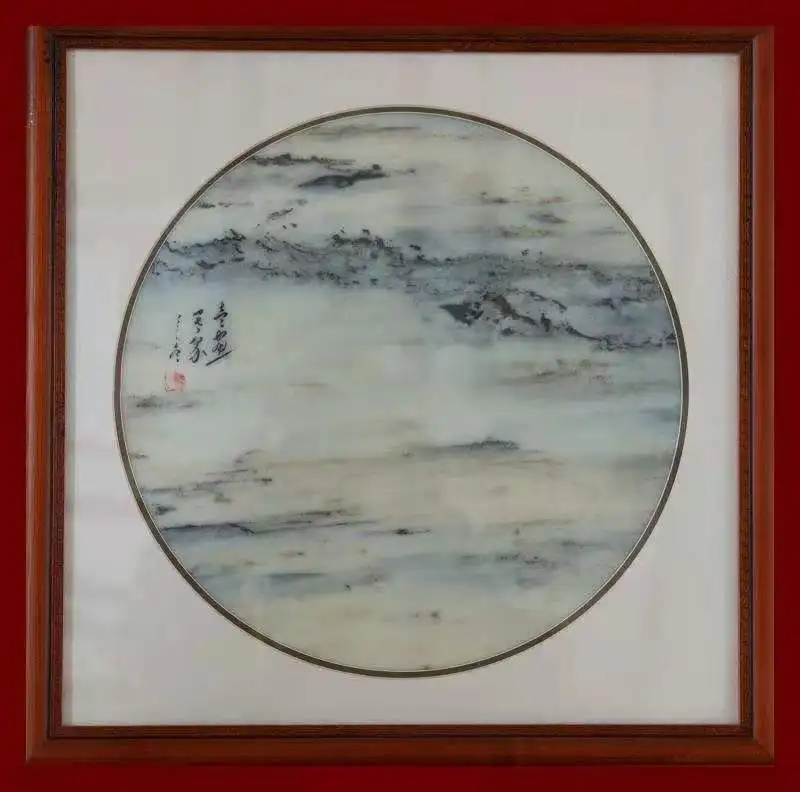 Manufacturers Wholesale Wooden Frame Natural Stone Material Stone Crafts