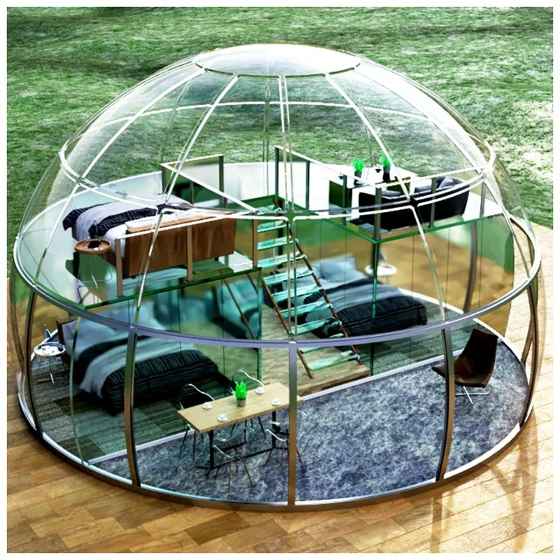 New Hot Selling 4m Polystyrene Waterproof Winter Glamping Pavilion Dome Pavilion