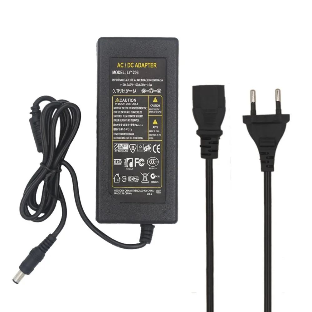 AC 110V 220V DC/DC 12V 24V питания DC12V адаптер 2A 5A 6A 8A / DC24v 3A трансформатор
