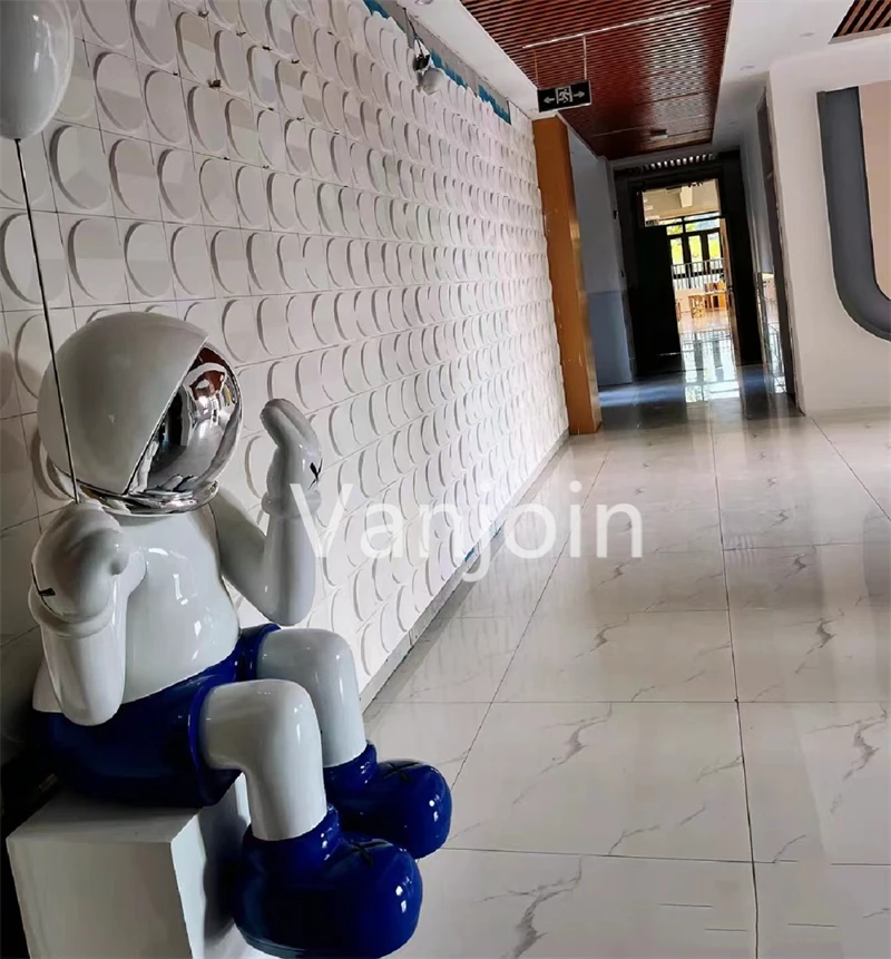 Round design PU stone Faux Artificial PU Stone for Exterior Wall Decoration