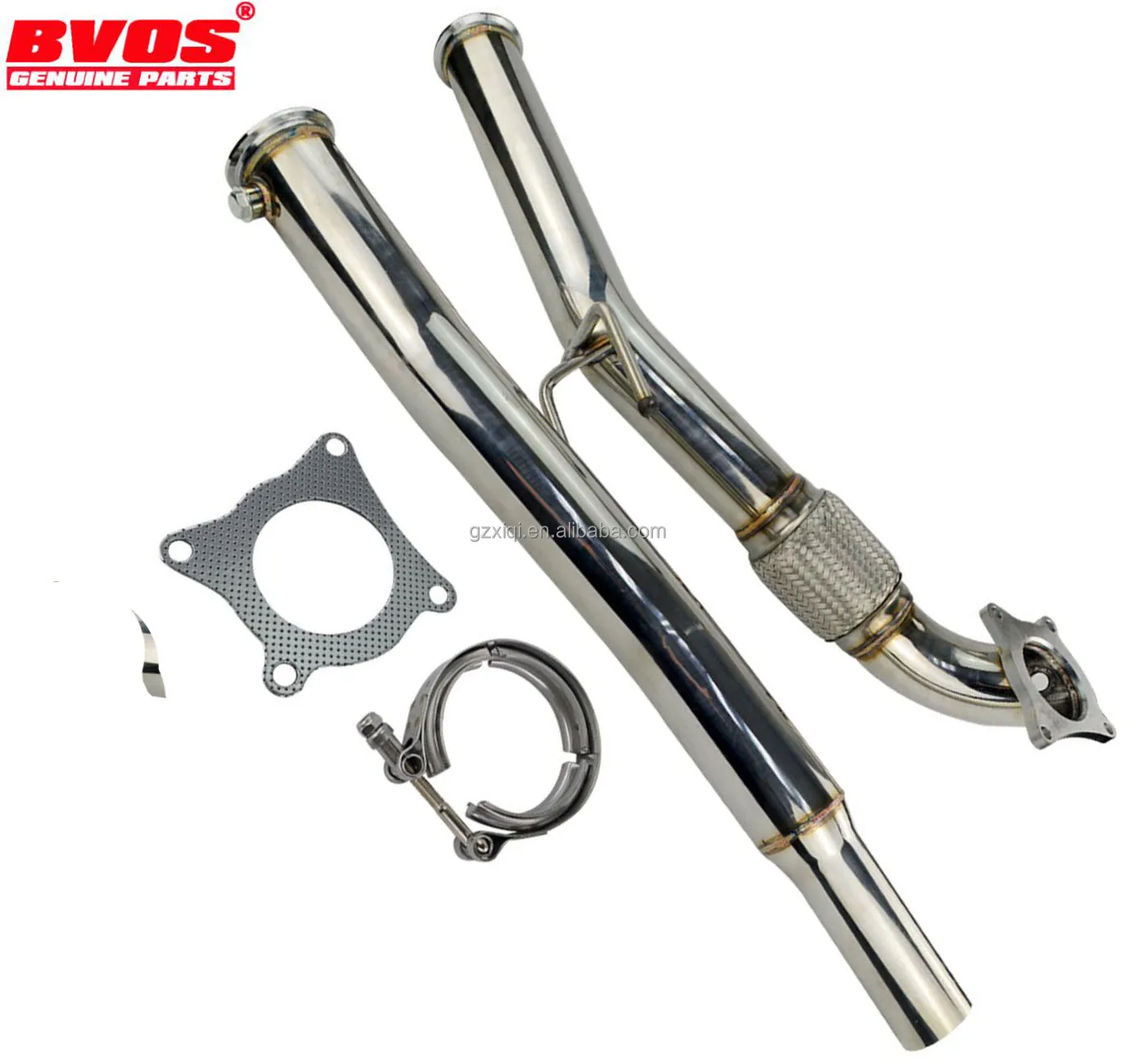 BVOS STAINLESS STEEL EXHAUST MANIFOLD PIPE For 06- 09 VW GOLF GTI JETTA/ AUDI A3 2.0T FSI