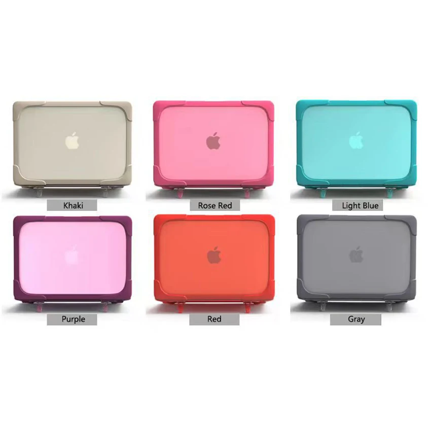 Custom Logo Durable TPU laptop Protective Hard Cover Case for Macbook Air 13 Inch MIL-STD-810G