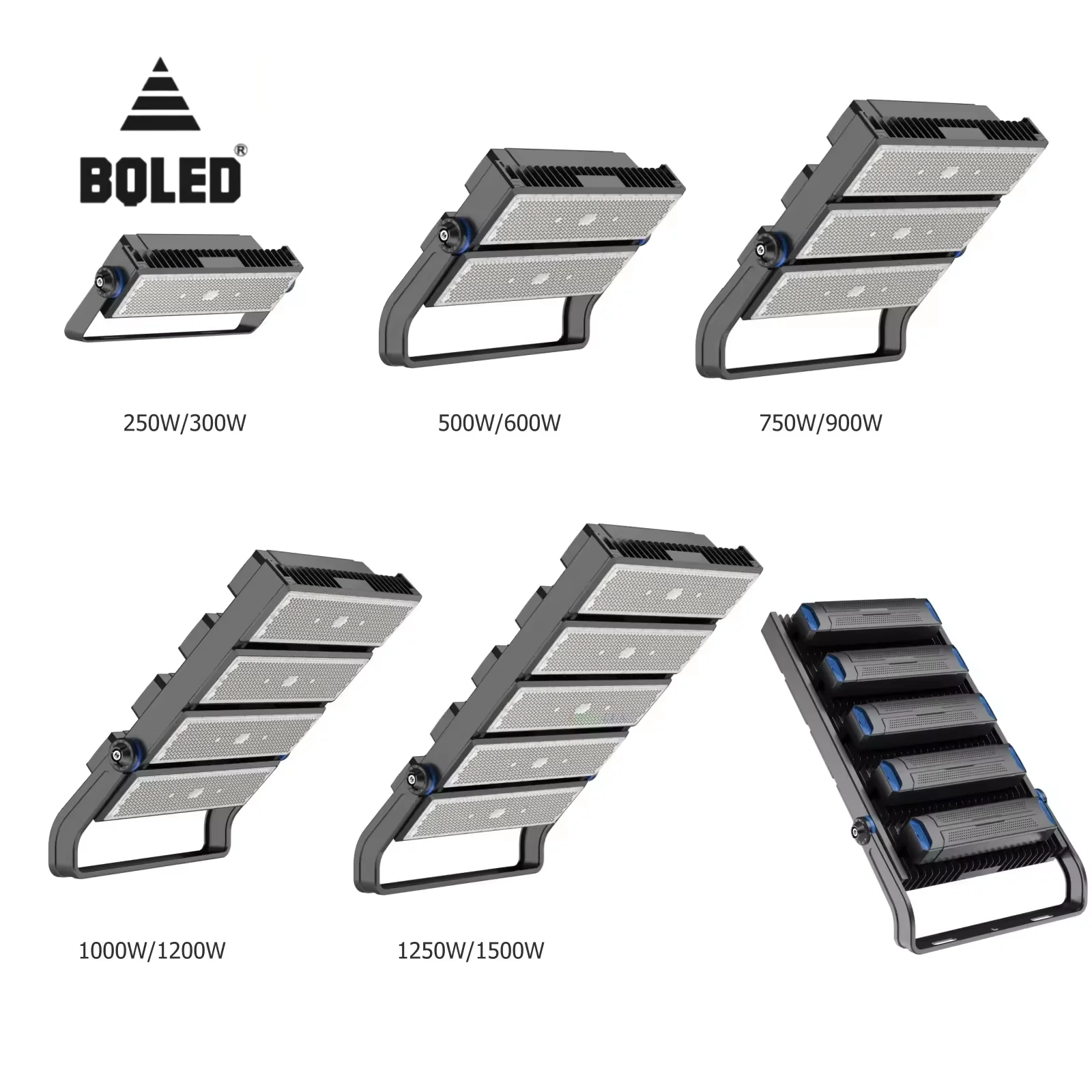 Integrated die-cast aluminum 500w module lamp 150lm/w LED stadium IP66 outdoor lighting industrial and mining lamp