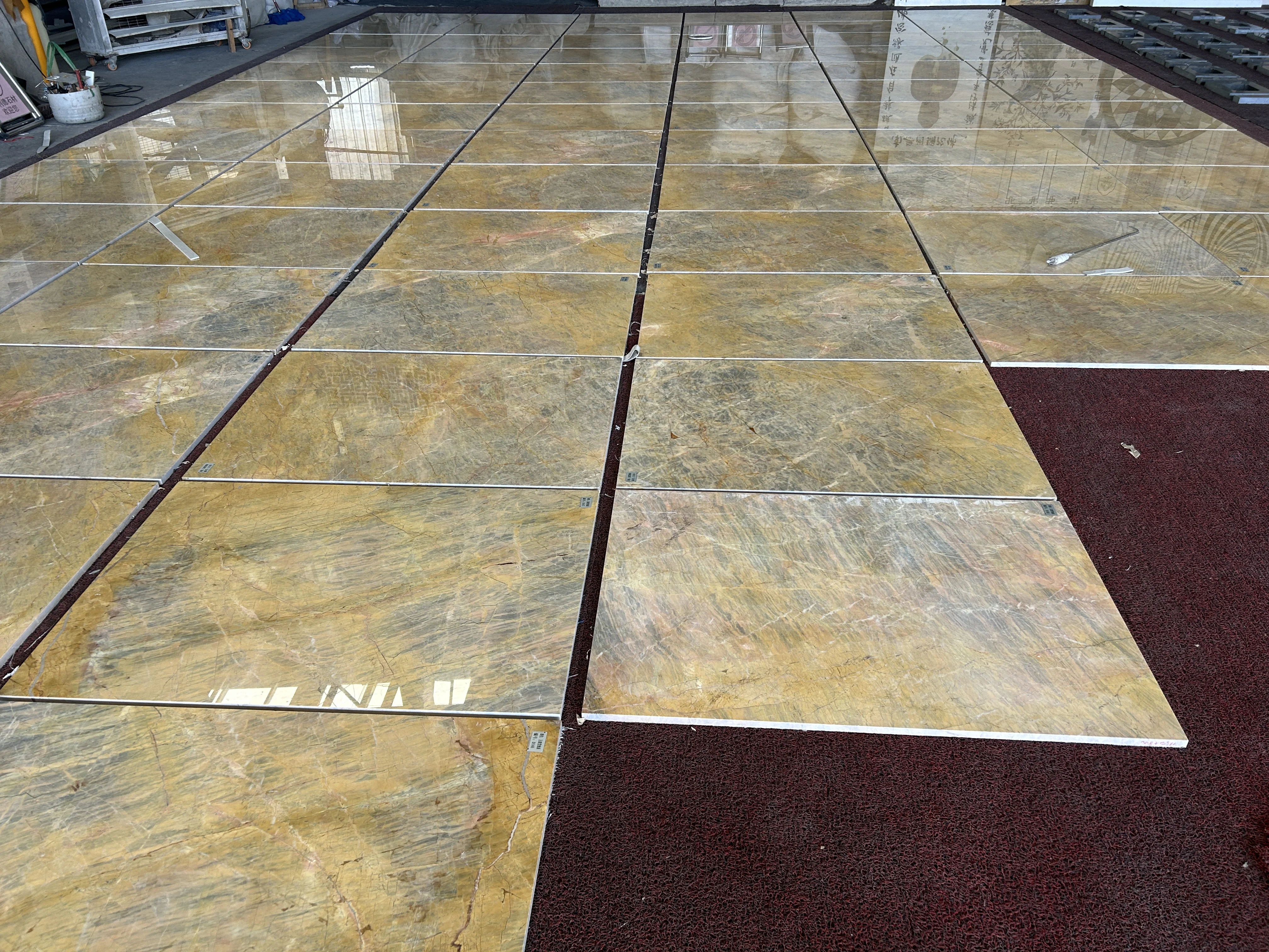 Golden Spider Marble Luxury flooring golden marble low price marble  slab floor and wall tiles