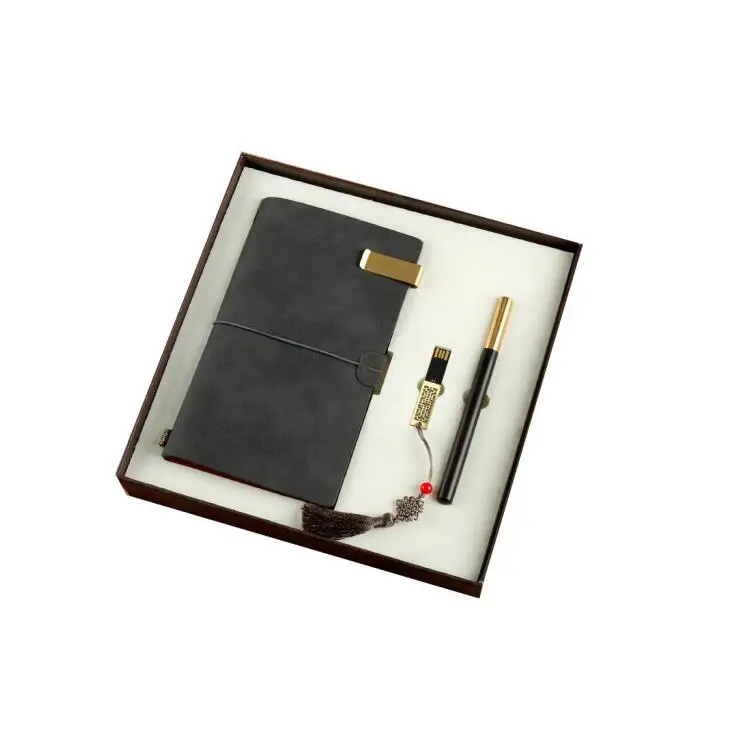 3 в 1 корпоративный Рождественский подарочный набор в китайском стиле для женщин, USB-флеш-накопитель для ноутбука, рекламный деловой подарочный набор