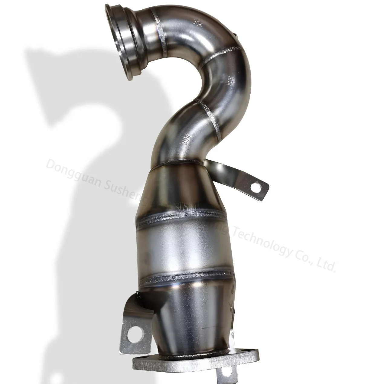 Выхлопные трубы Abarth500 cat down pipe