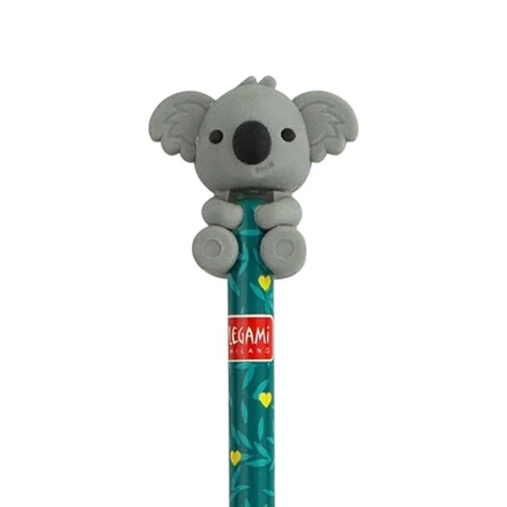 High Quality Plasticiser-free PVC Koala Pencil-Top Rubber Eraser RB007 Promotional Gifts Custom Koala Pencil Topper Rubber Erase