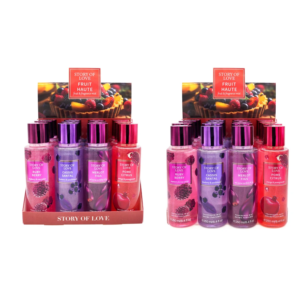 Wholesale cross-border fragrance perfume large bottle set 250ml*12pcs European and American fragrance overseas