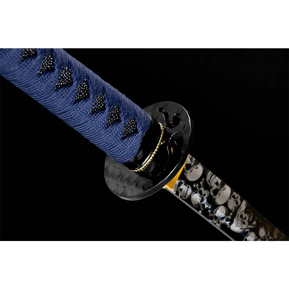 Hot Selling Black Wood Swords Handmade Bamboo Toy Swords Japanese Style for Kids