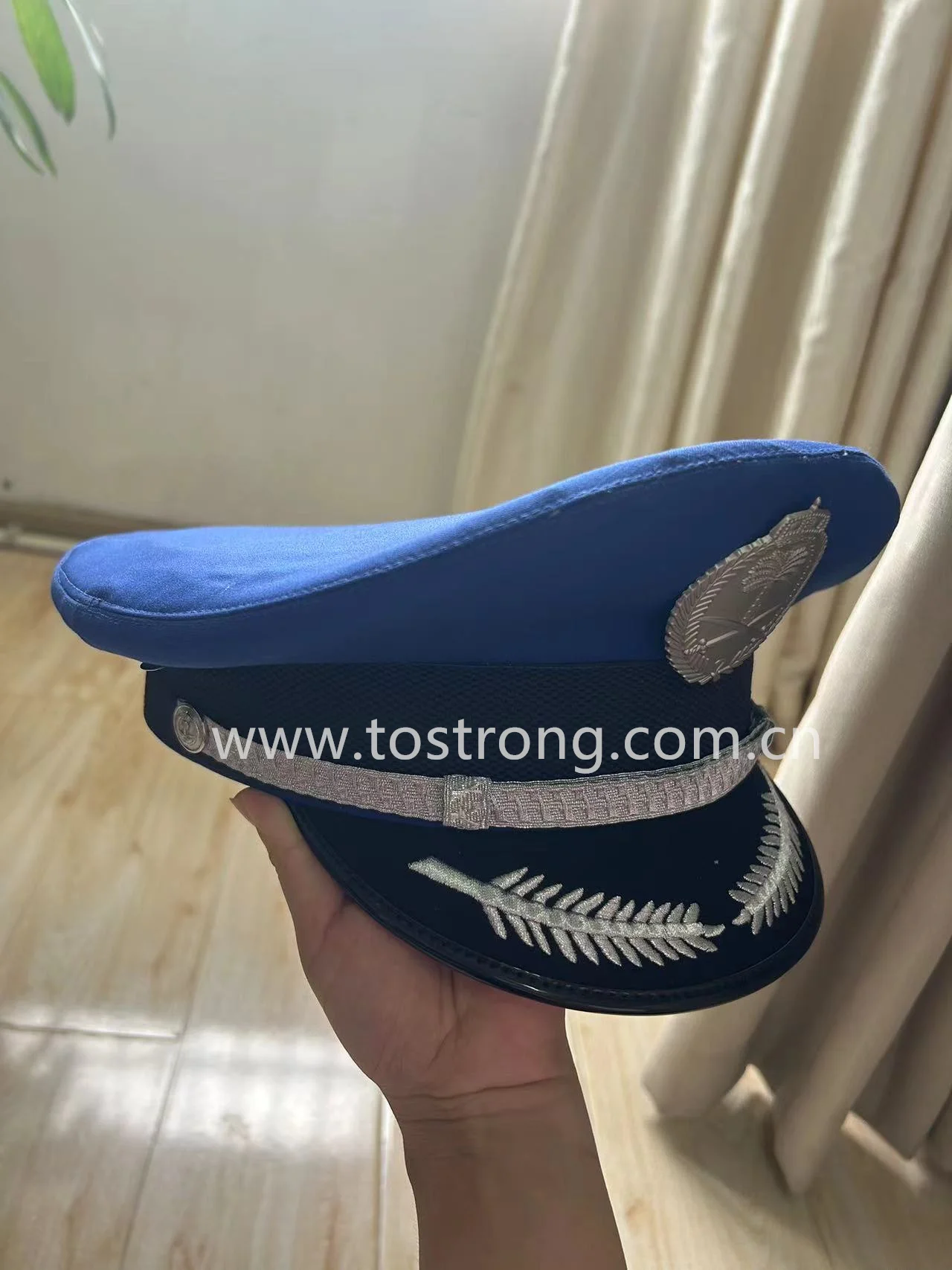 TOSTRONG Factory custom hats Officer Cap Good Quality Tactical Captain Hat officer Peak Cap other hats & caps