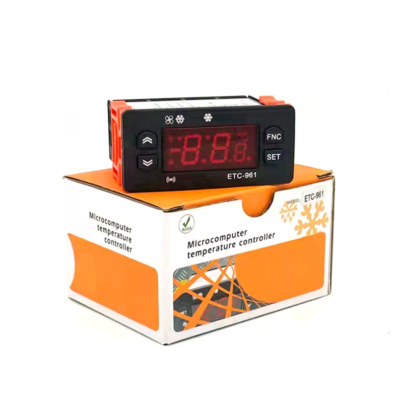 ETC-961 Digital Temperature Controller Defrosting Refrigeration Alarm NTC sensor