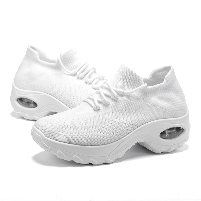 Oem Customized Logo Sock Sneakers Suppliers Factory Outlet Women Platform Yoga Running Jogging Sports Women Shoes Sneakers