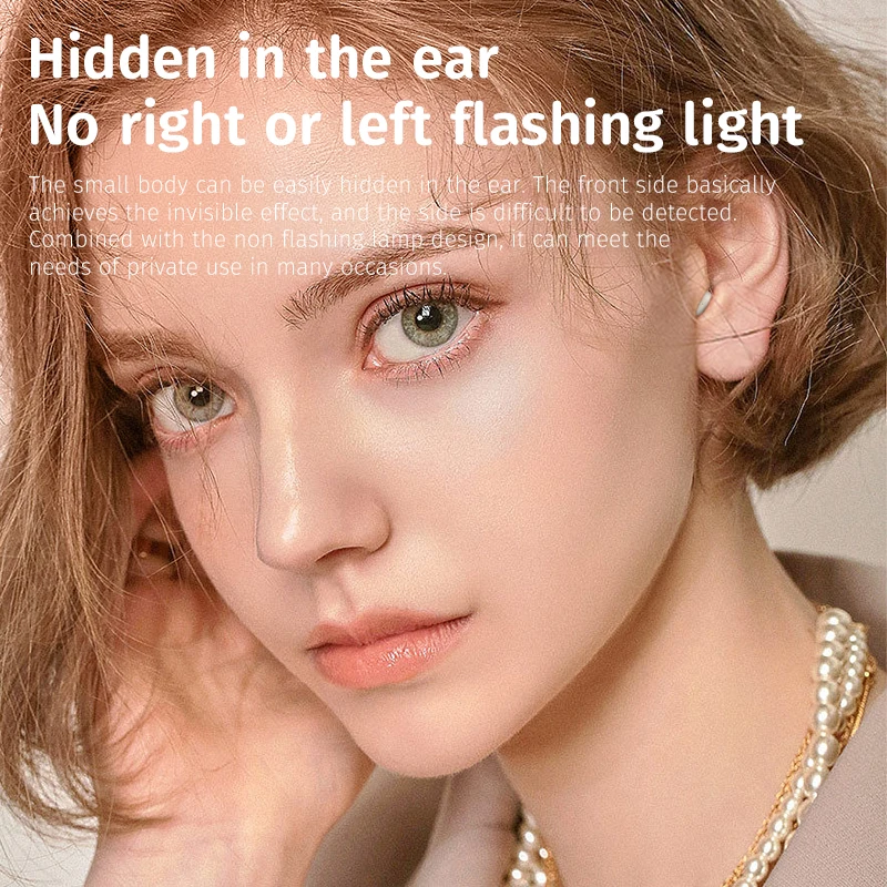 MY01 Noise cancelling Hifi BT 5.3 TWS Headphones Invisible Portable True wireless Earbuds Mini Sleep Wireless Earphones for ASMR