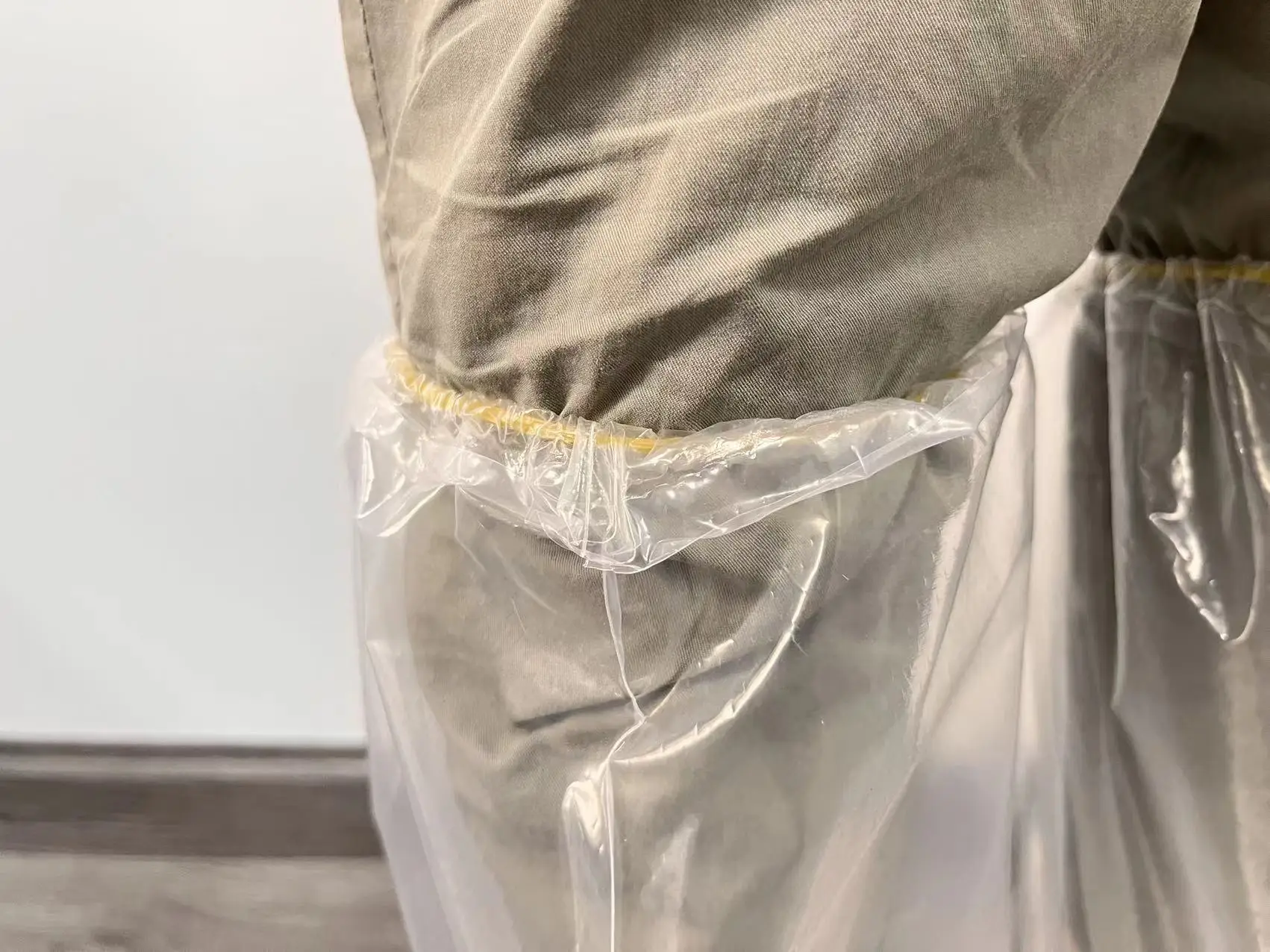 2022 hot sales support customized blue and white PE boot covers, suitable for rainy weather shoe covers