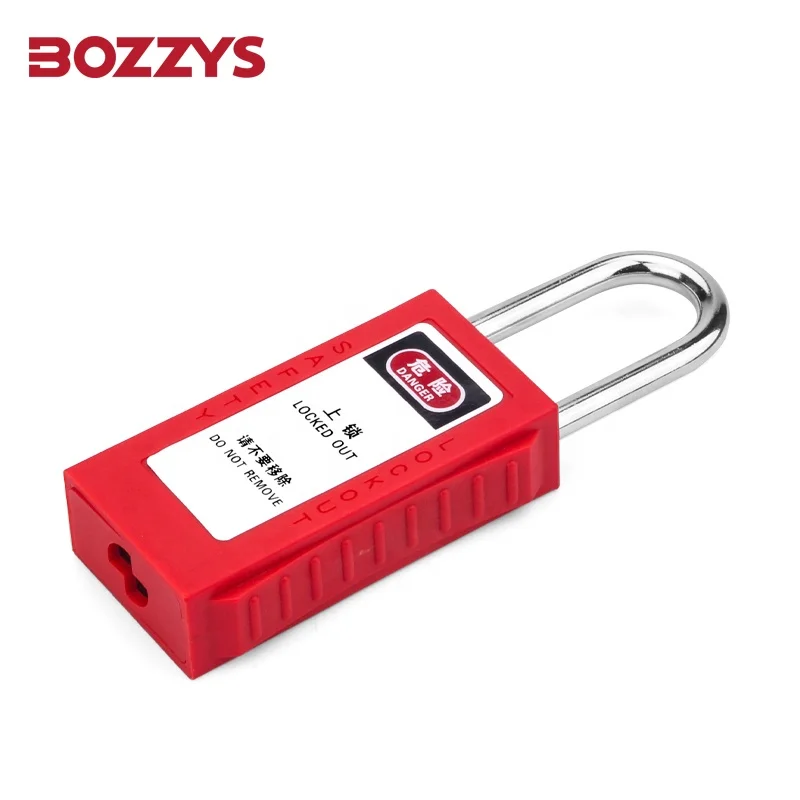 Wholesale Zenex Thermoplastic 38MM Long Body Loto Padlocks with Master Key and Steel Shackle for Industrial Lockout-Tagout