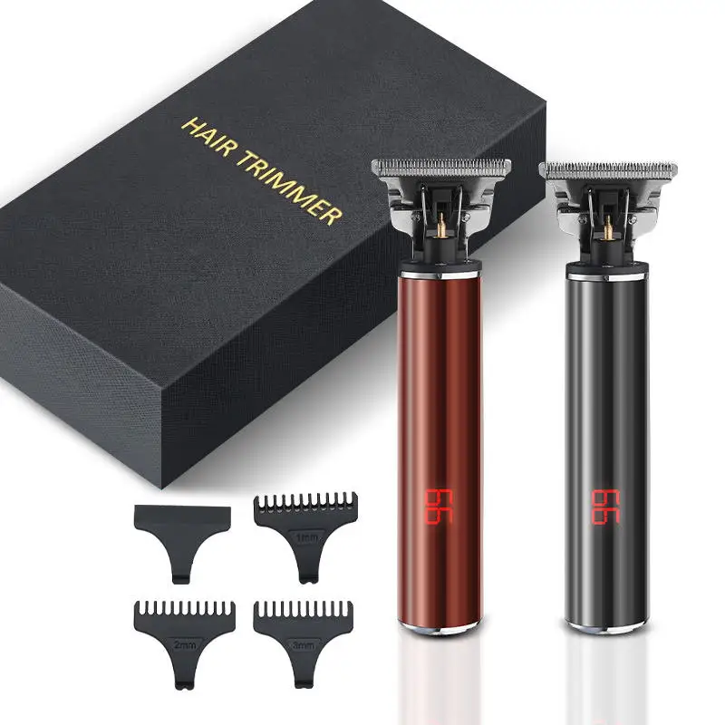 USB Rechargeable T9 Electric Hair Trimmer for Men Professional T Blade Barber Clippers Engraving Hair Clipper Online