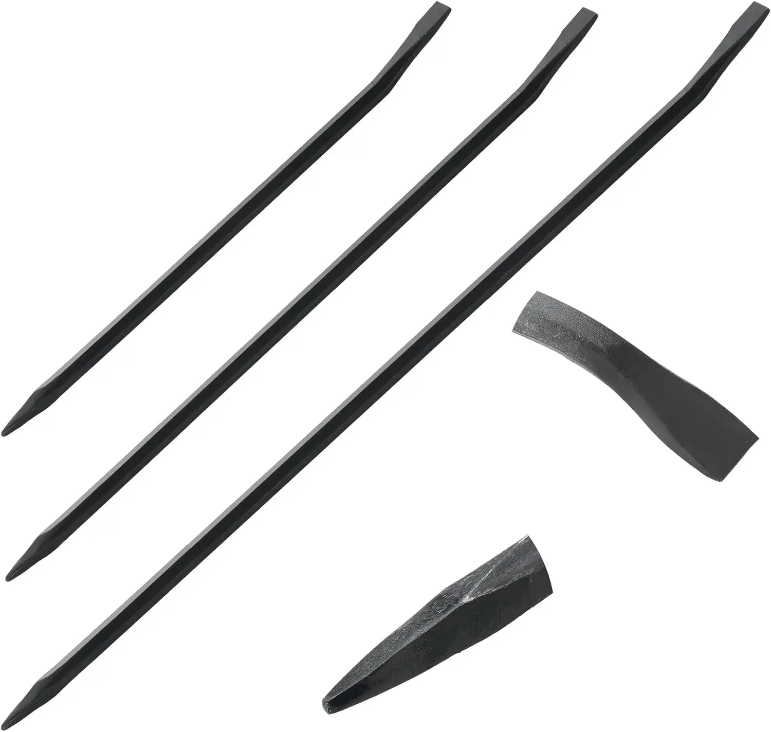 heavy duty pulling construction Rolling Head hand tool flat forged steel nailer spudger pack jimmy chisel pry wrecking bars