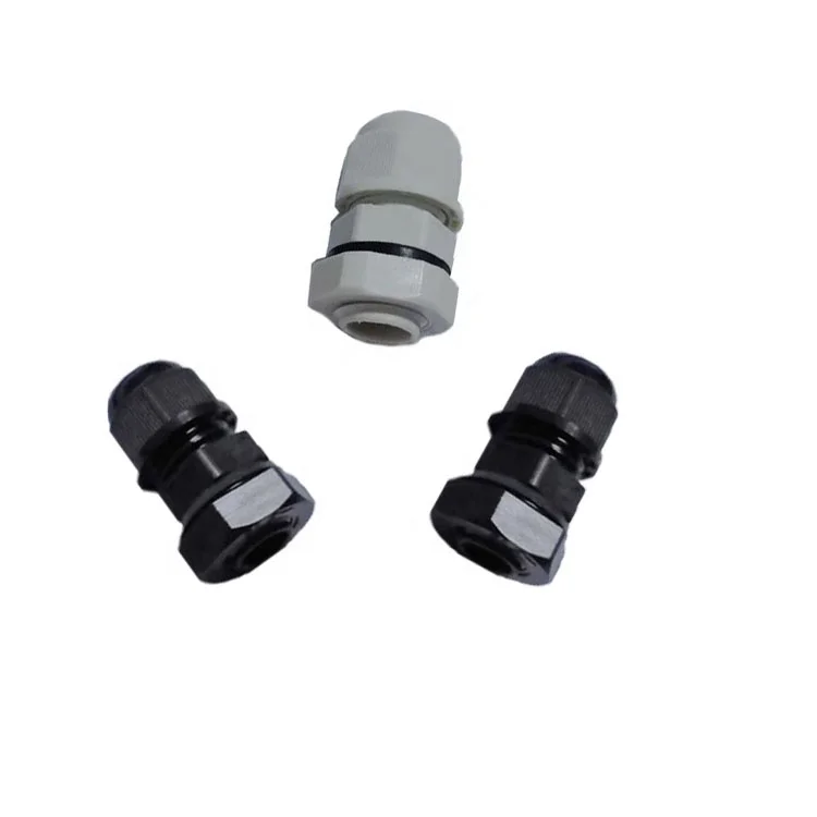 Factory high quality waterproof Nylon PA66 IP68  M10*1.5mm plastic cable gland