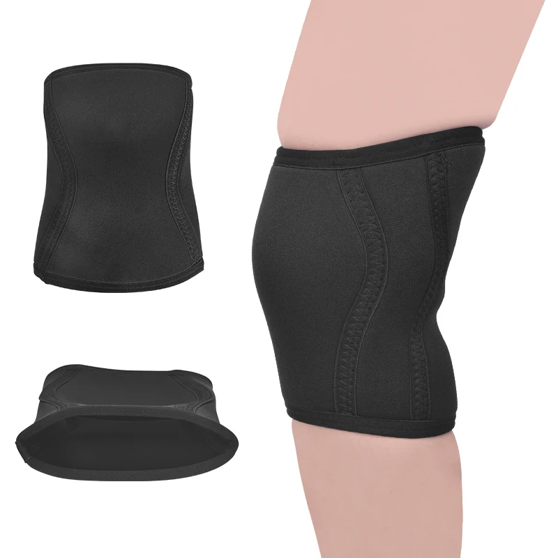 7mm Professional Elastic Knee Guard Support Sports Protecting Pads Brace Strap Knee Compression Sleeve For Basketball