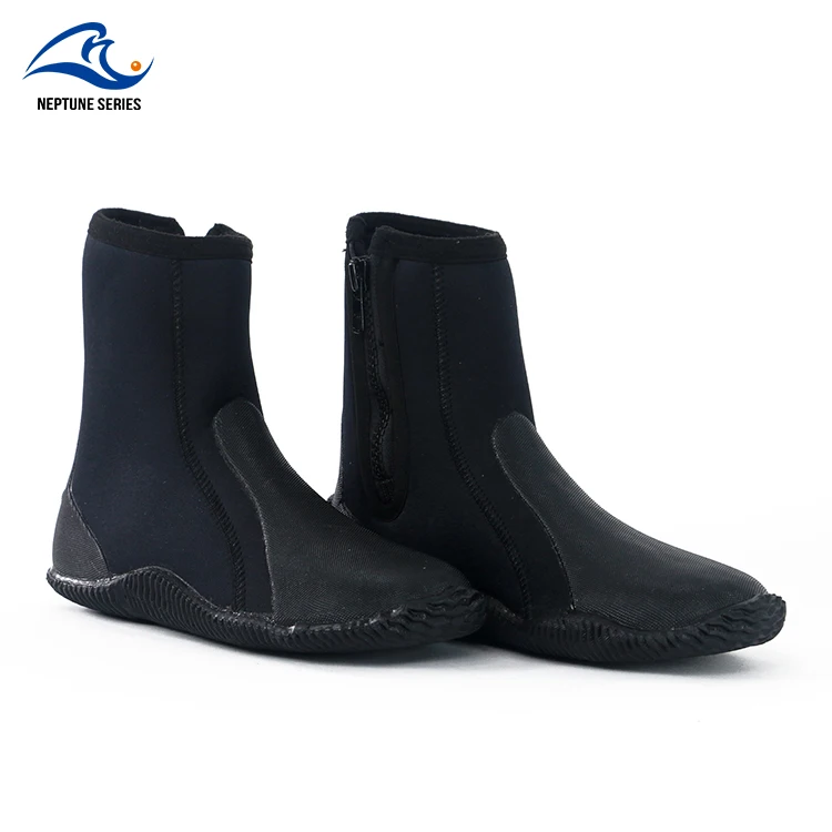 Customize Red Deep Sea Diving Boots Reef Diving Boots Diving Shoes