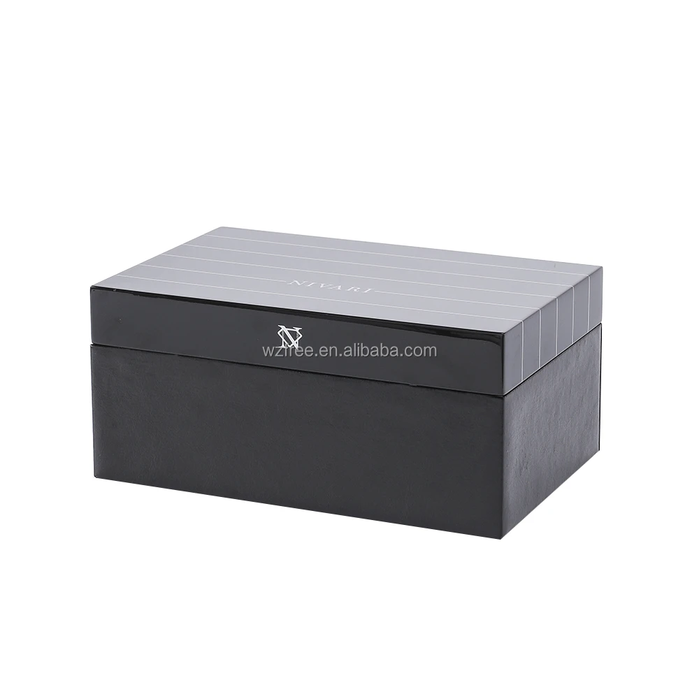 Luxury Leather and Lacquer Single Watch Box Single Private Custom Watch Boxes Cases Wood Pack