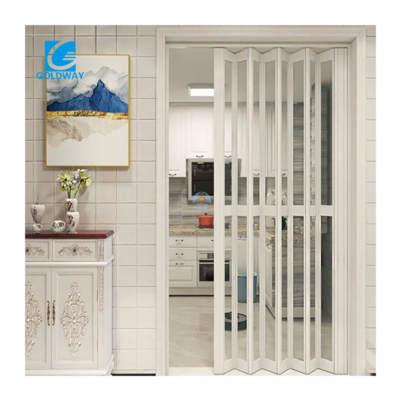 Good Quality hot sale Pvc accordion folding door for partition