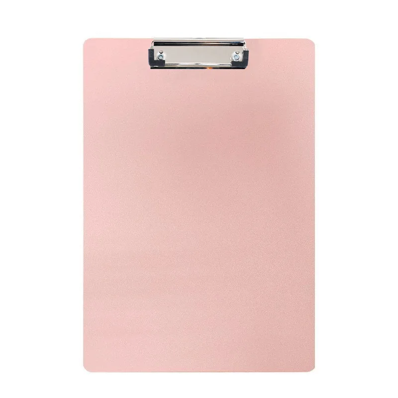 Morandi A4 Plate Clip Hard Board Writing Paper Plastic Folder with Paper Holder