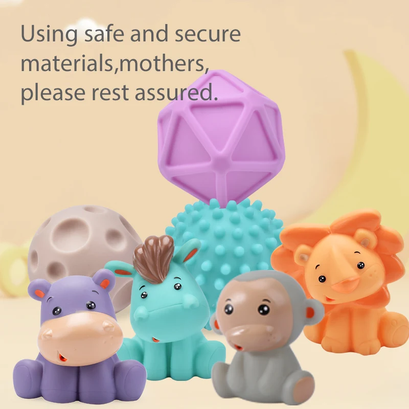 KSF Baby Early Education Color Cognition Hand Sensory Training Cube Toy Rainbow 0-3 Years Old Shape Sorting game