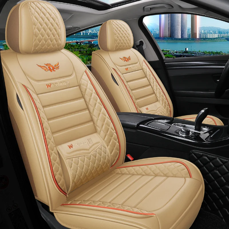 New Arrival Full Cover Leather Four Seasons Car Interior Accessory Car Seat Cover Cushion
