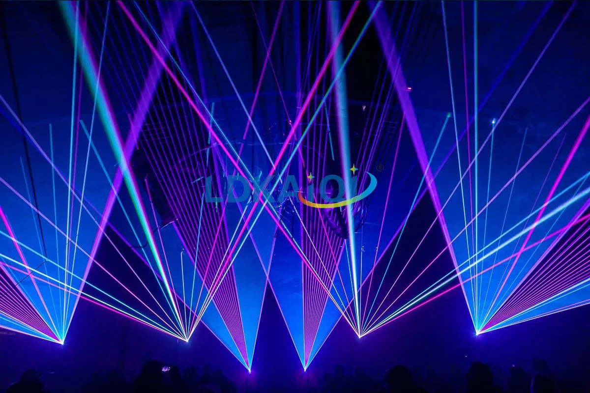 10watt RGB full color dj animation laser lights DMX512 ILDA