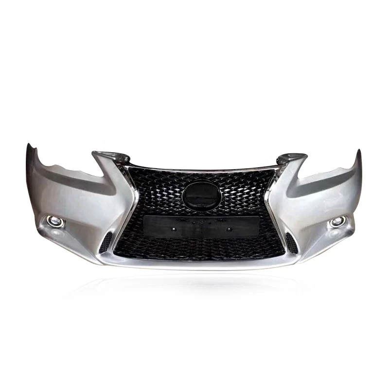 Front Bumper Face Kit Car Body Kit Front Bumper And Grille Upgrade Lexus Is Style For  Mark X Reiz 2005-2009 2012 2014