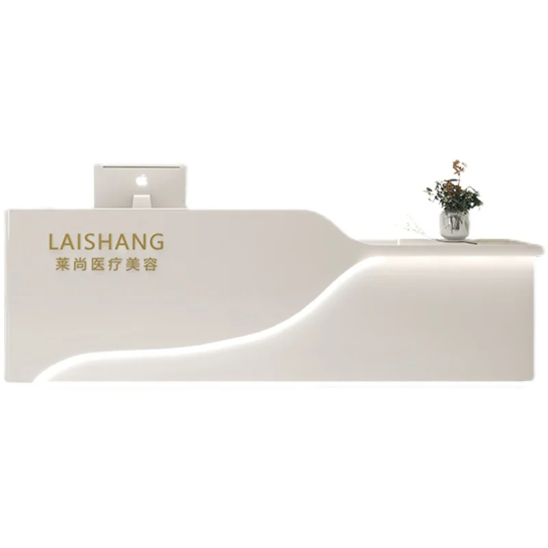 Training institution reception desk beauty salon simple reception desk   front desk