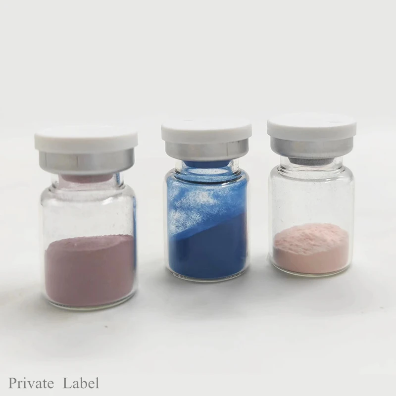 50% Colorful Algae Peel Powder Spongilla Spicules Peeling Acne Treatment No Chemical Peeling Serum