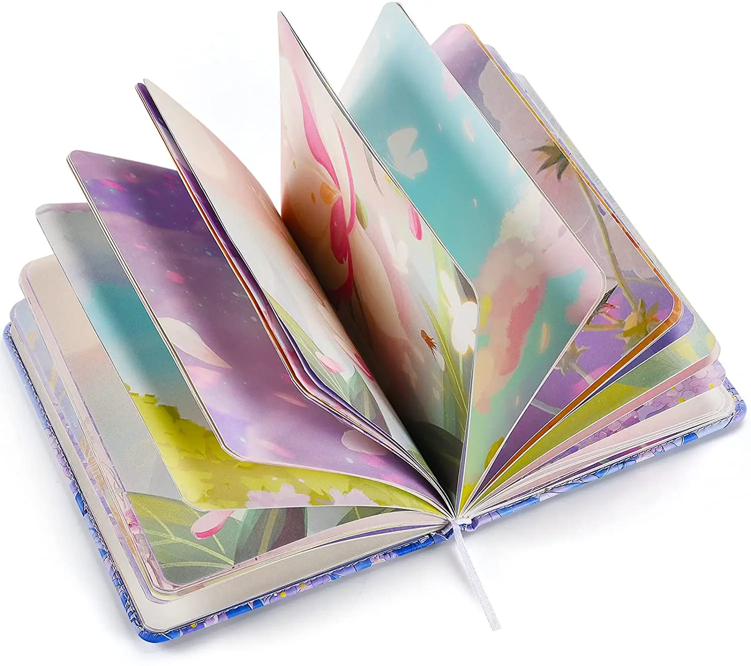 Gift Journal Hardcover Art Sketchbook Diary Colorful Girl Heart Custom Printed Notebook With Magnetic Buckle