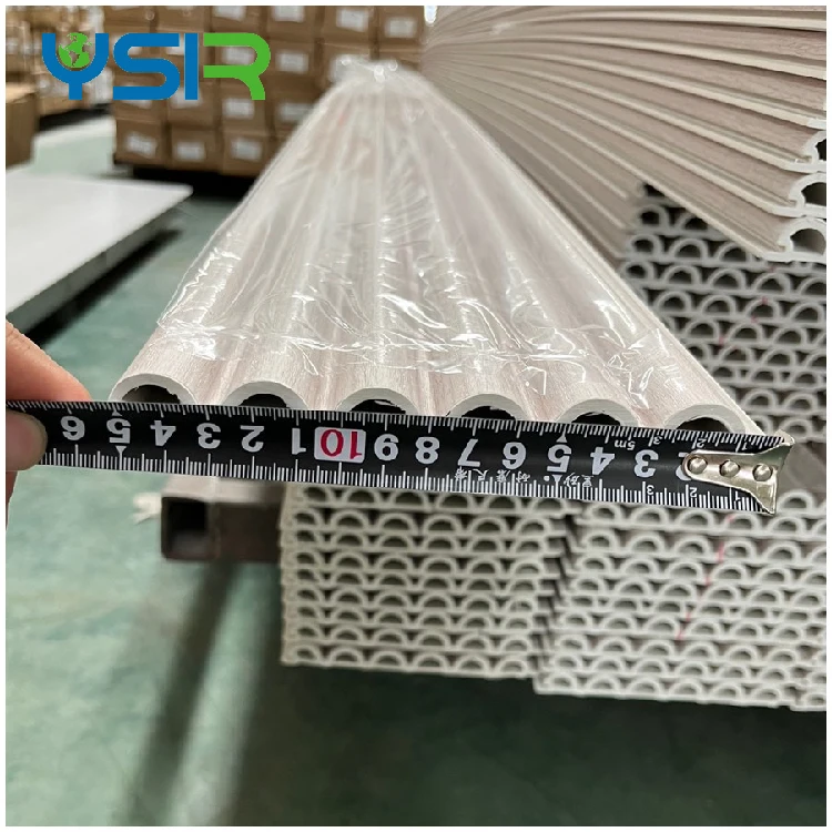 CHINA YANSEN WPC Indoor Wall Panel 160x15mm: Half-Round Design for Elegant Interior Walls